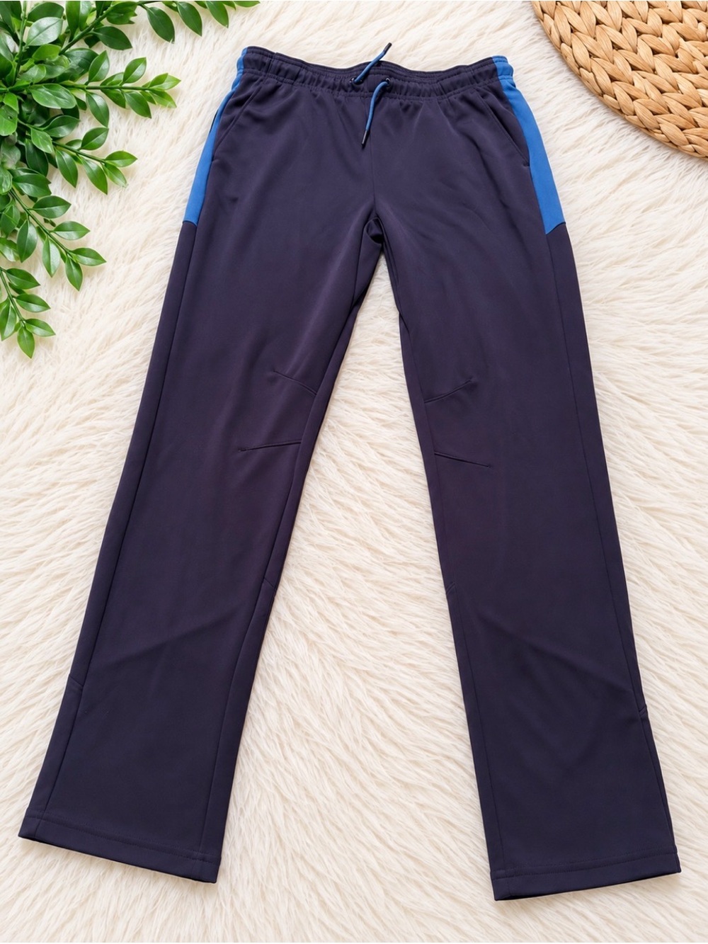 all in motion Navy Sweatpants with Blue Side Panels